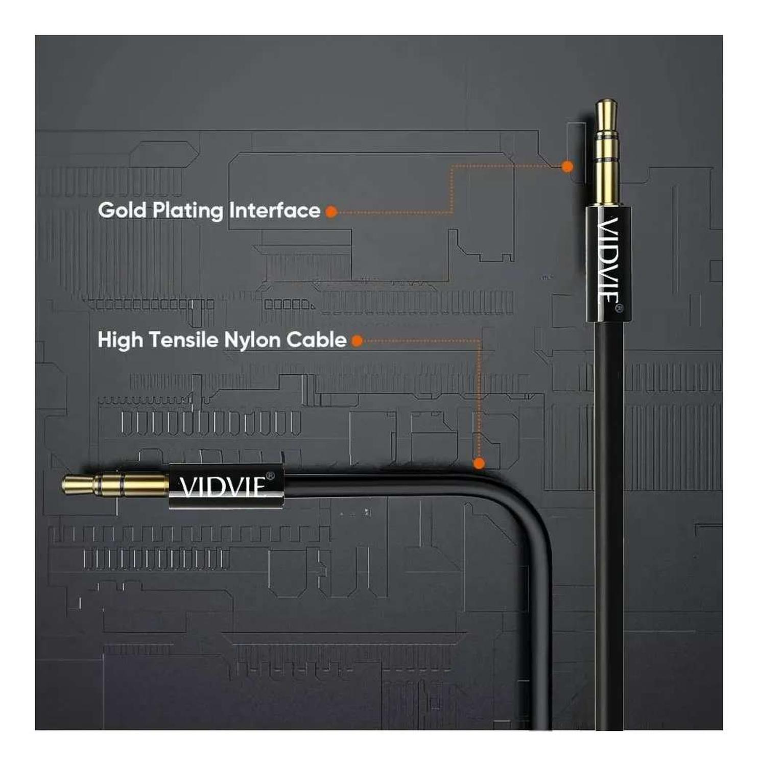 CABLE 1X1 AUXILIAR PLUG JACK 3.5 AUDIO FINO DELGADO AUDIFONO AL1105 - COLOR AL AZAR - 9