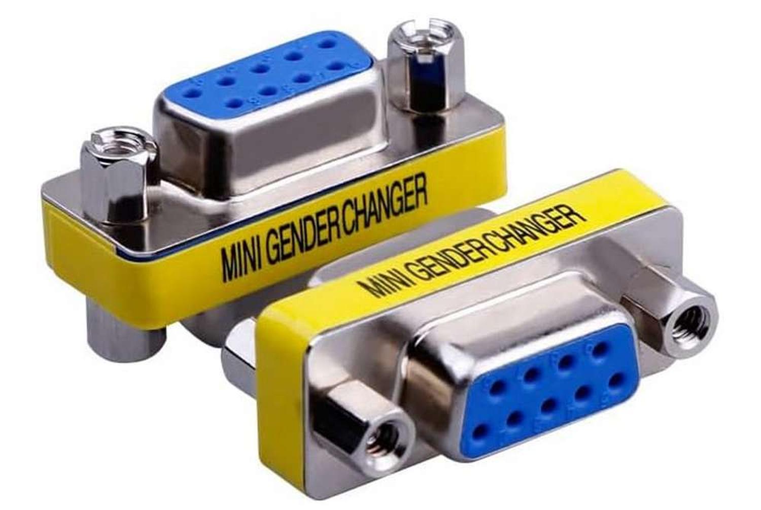 COPLA GEN SERIAL RS232 9 PINES ADAPTADOR DB9 HEMBRA HEMBRA 9 PIN RS232 9 PIN - 1