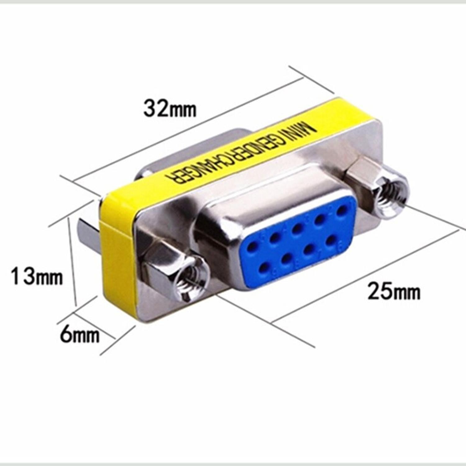 COPLA GEN SERIAL RS232 9 PINES ADAPTADOR DB9 HEMBRA HEMBRA 9 PIN RS232 9 PIN - 4