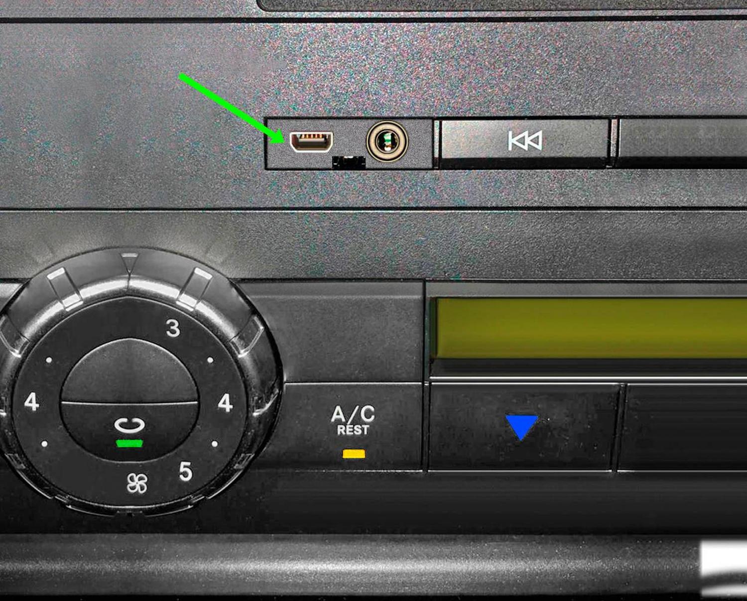 CABLE ADAPTADOR OTG MINI USB V3 PARA RADIO AUTO CHERY TIGGO FULWIN HYUNDAI ACCENT JAC V3 BLACK - 8