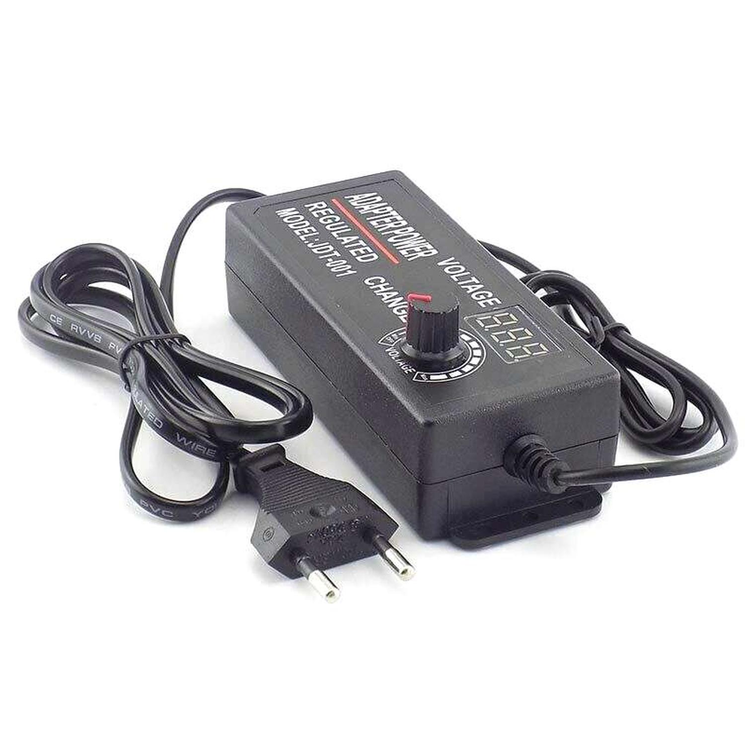 FUENTE GEN REGULADA 3V A 24V TRANSFORMADOR ELIMINADOR PILAS UNIVERSAL - 7