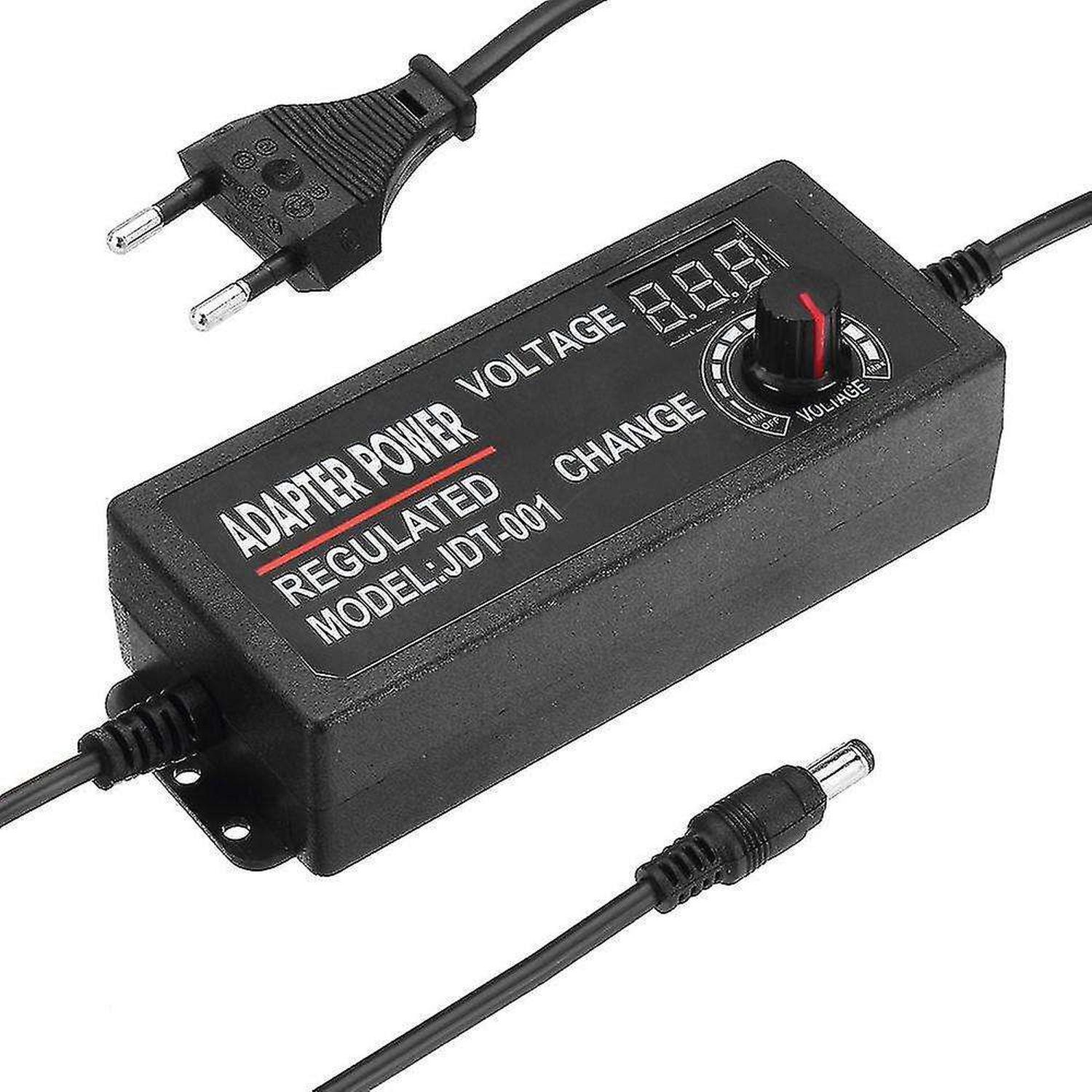 FUENTE GEN REGULADA 3V A 24V TRANSFORMADOR ELIMINADOR PILAS UNIVERSAL - 9