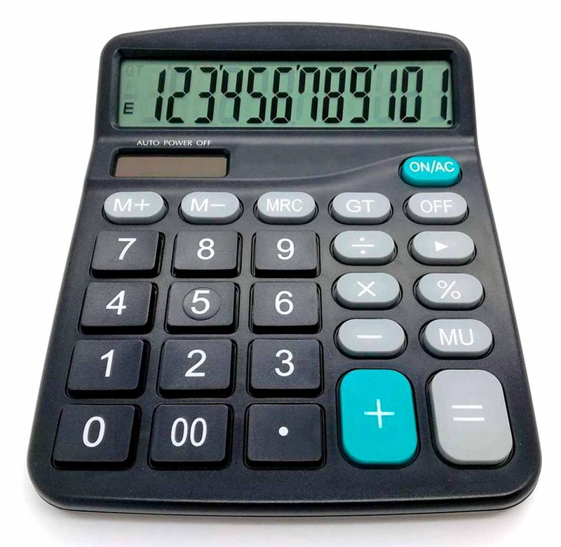 CALCULADORA GEN LCD 12 DIGITOS ESCUELA OFICINA CASA COMERCIO AL AZAR 837 - 1