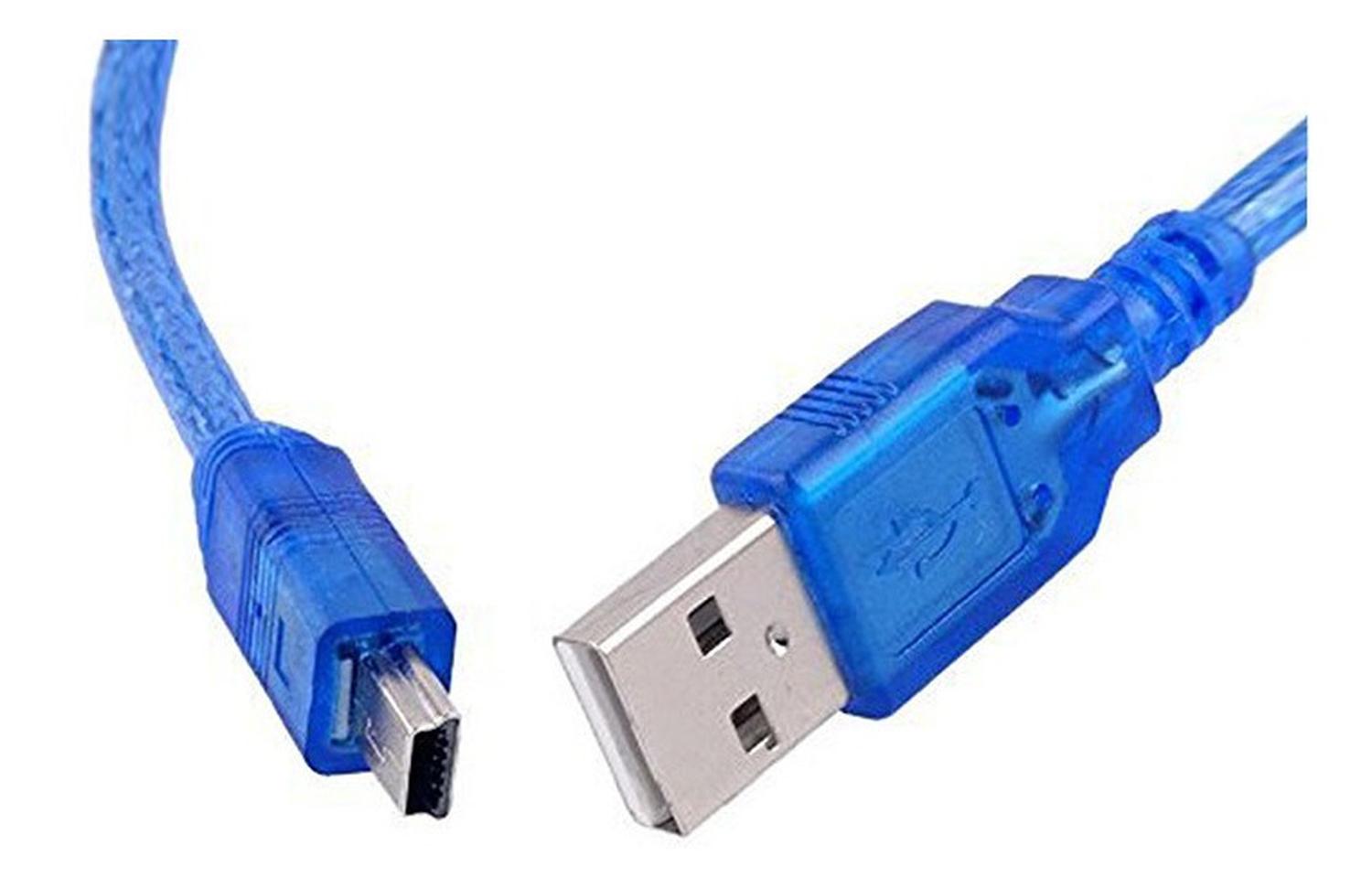 CABLE GEN ARDUINO NANO USB MINI USB V3 LARGO ALTA CALIDAD GRUESO 1.8 METROS - 5