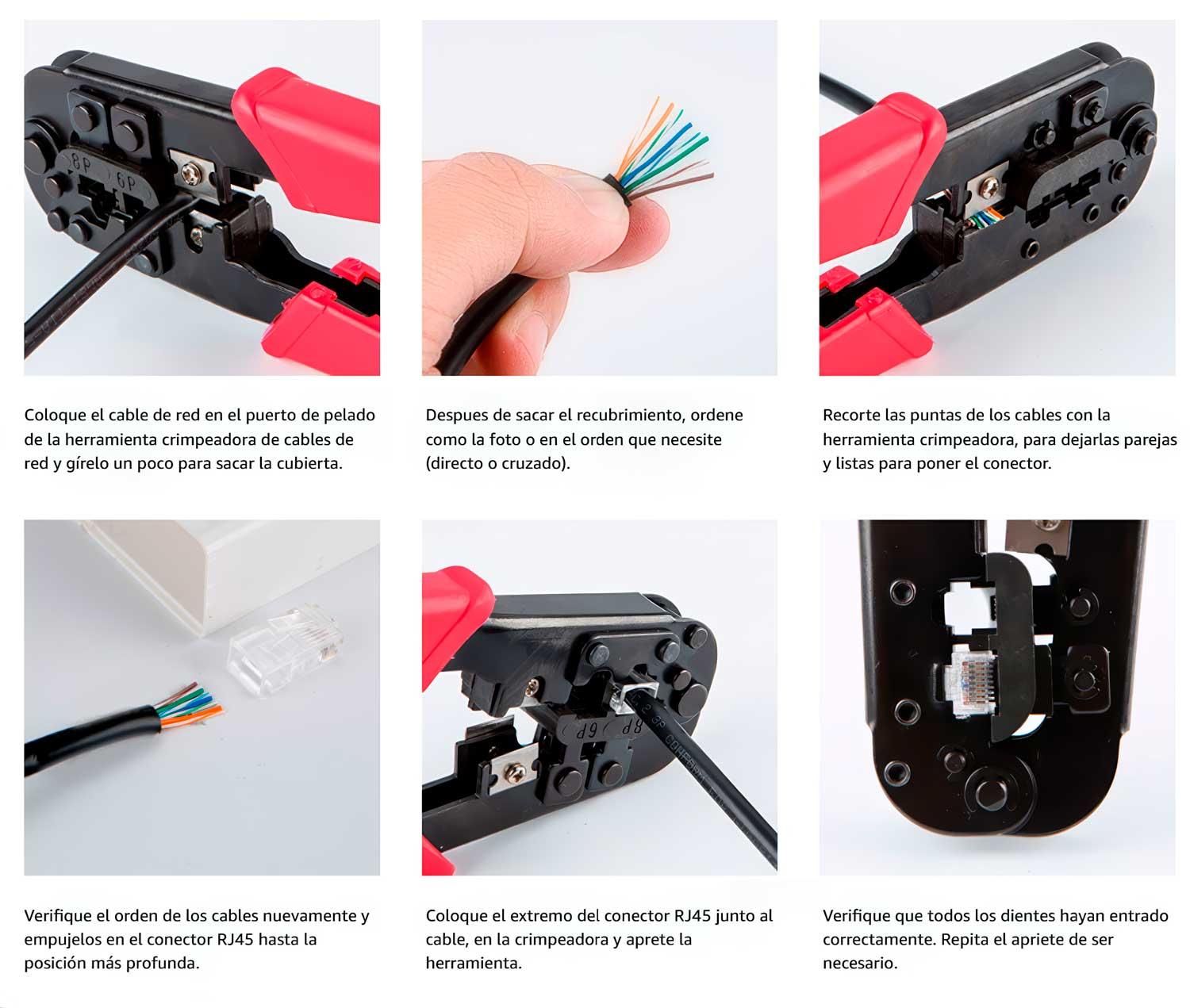 10X CONECTOR RJ45 CAT5 CABLE UTP CONECTOR RED INTERNET LAN 10X RJ45 - 8