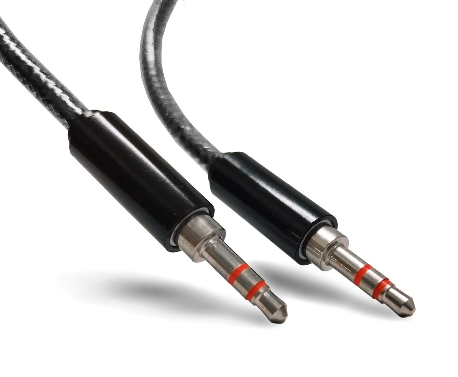 CABLE AUDIO AUXILIAR MINI JACK 3.5MM PARLANTE RADIO MP3 YP02 - 2