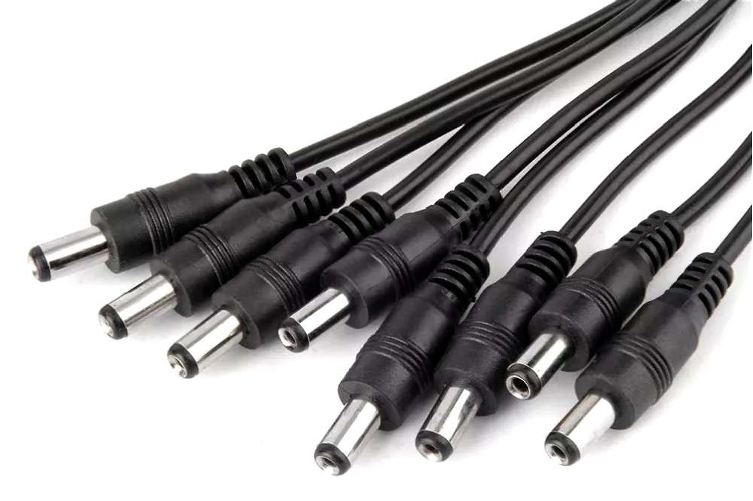 CABLE PODER SPLITTER CAMARA SEGURIDAD 8 SALIDAS JACK 5.5*2.5 - 4