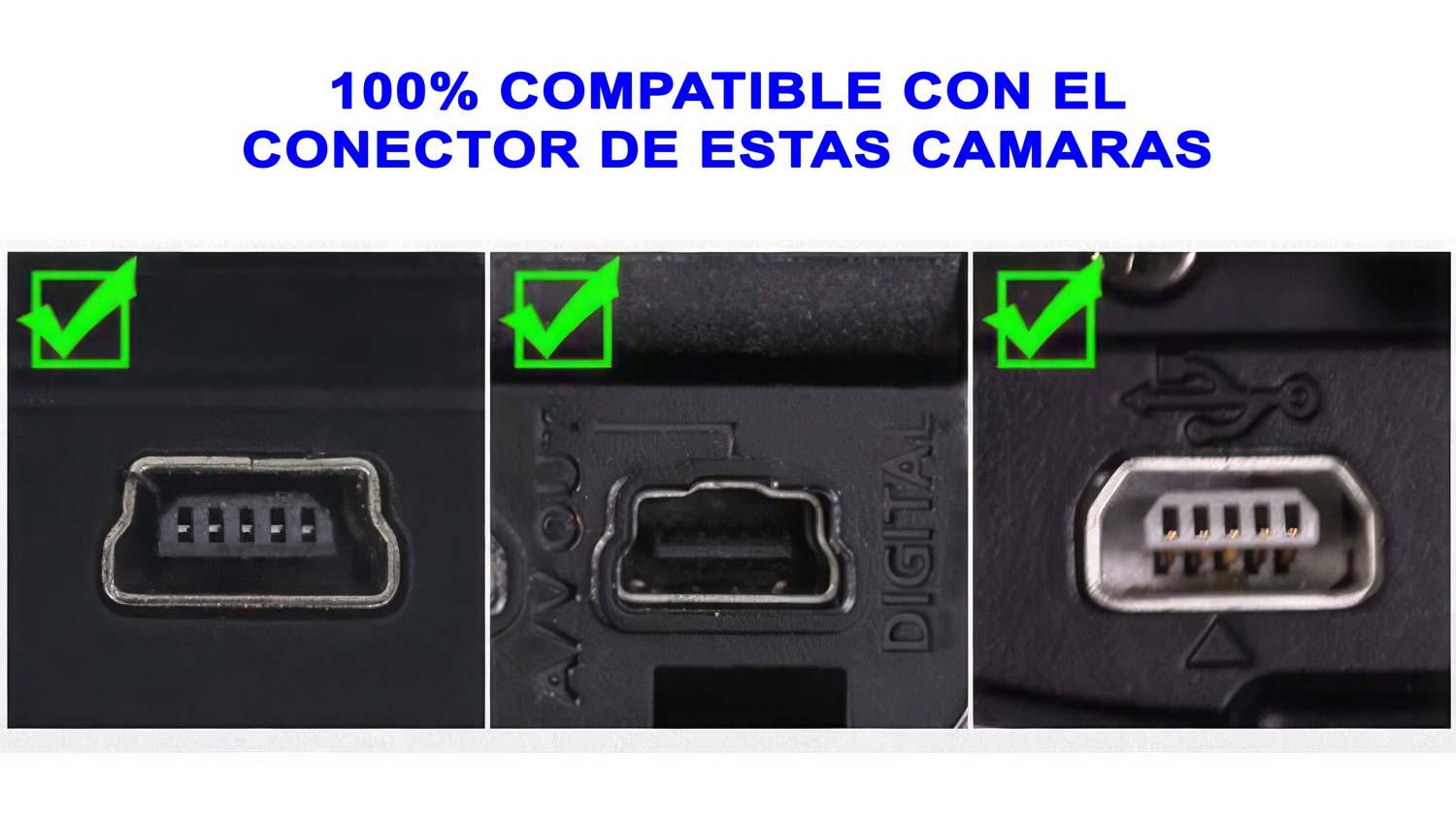 CABLE CANON USB MINI B POWERSHOT ELPH 160 170 180 190 360 - 5