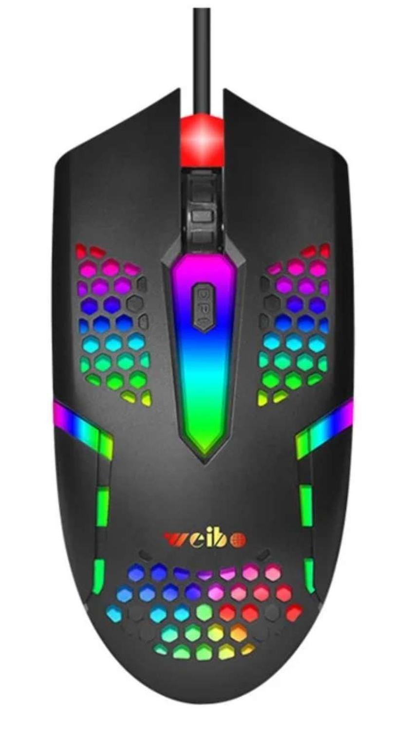 MOUSE GAMER USB OPTICO ALAMBRICO RETRO ILUMINADO M37