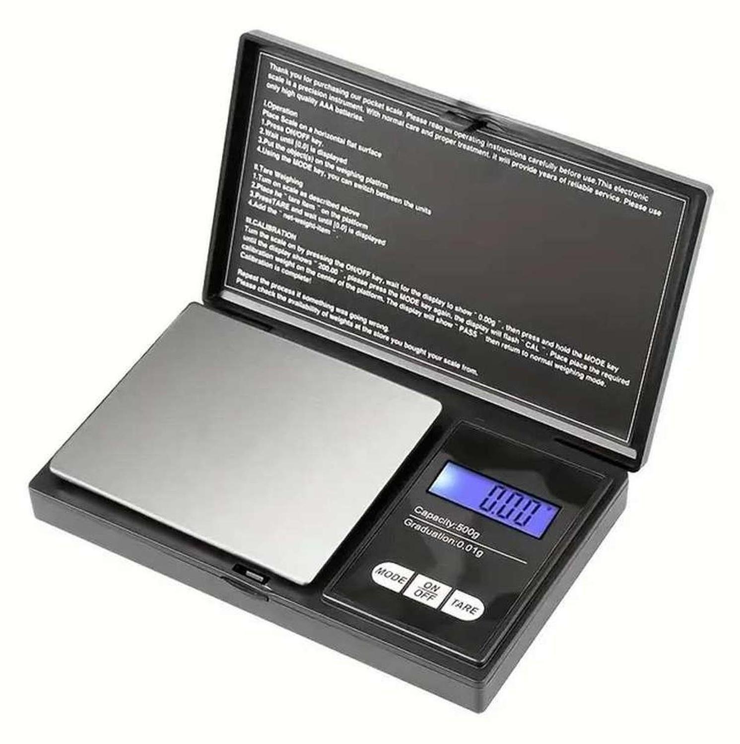MINI GRAMERA PESA DE BOLSILLO DIGITAL PRECISION 0.1-500G 0.01 A 500GR - 1