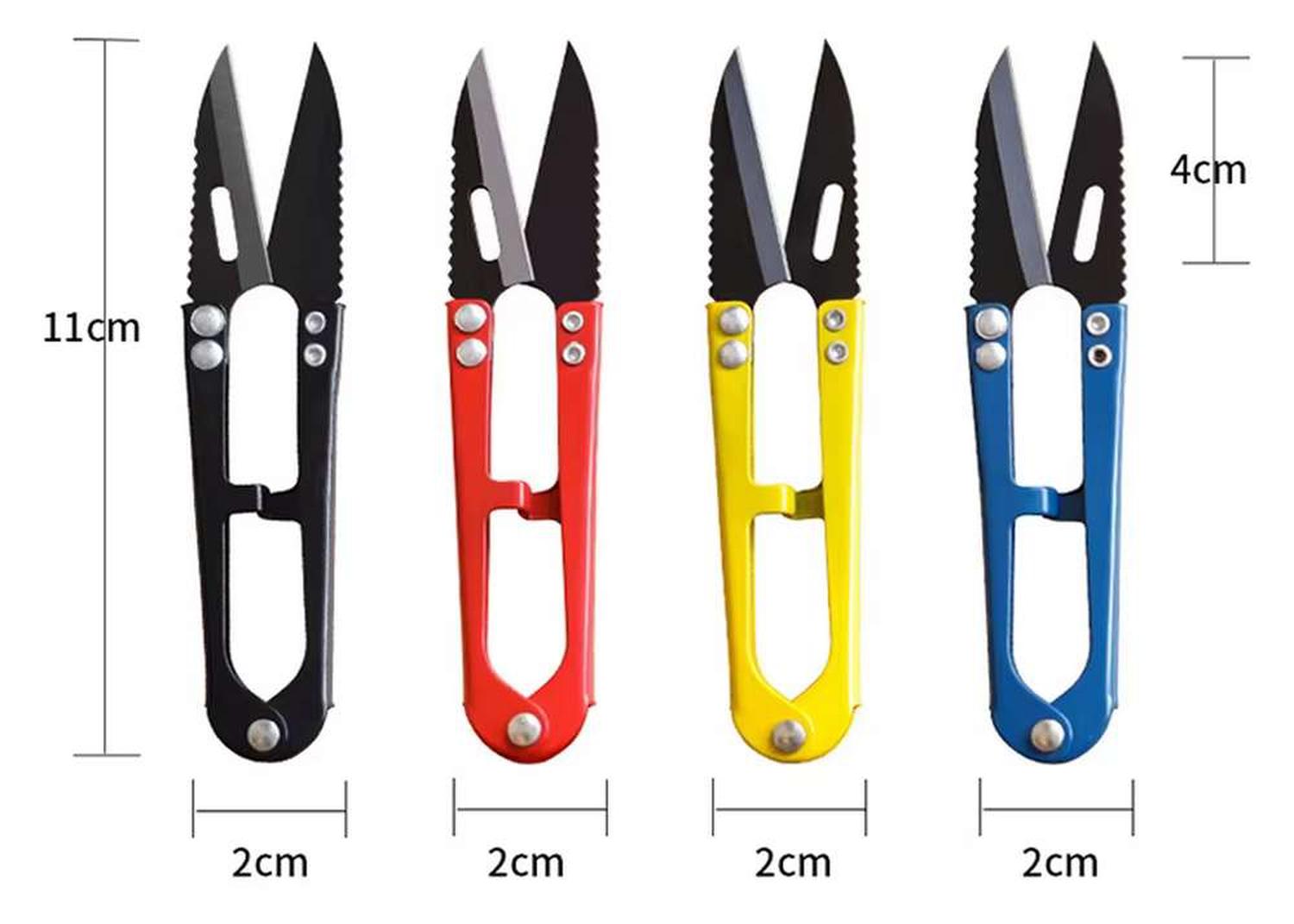 MINI CORTA HILACHA HILO HILACHERA COSTURA TIJERA PORTATIL 12.5CM COLOR AL AZAR - 2
