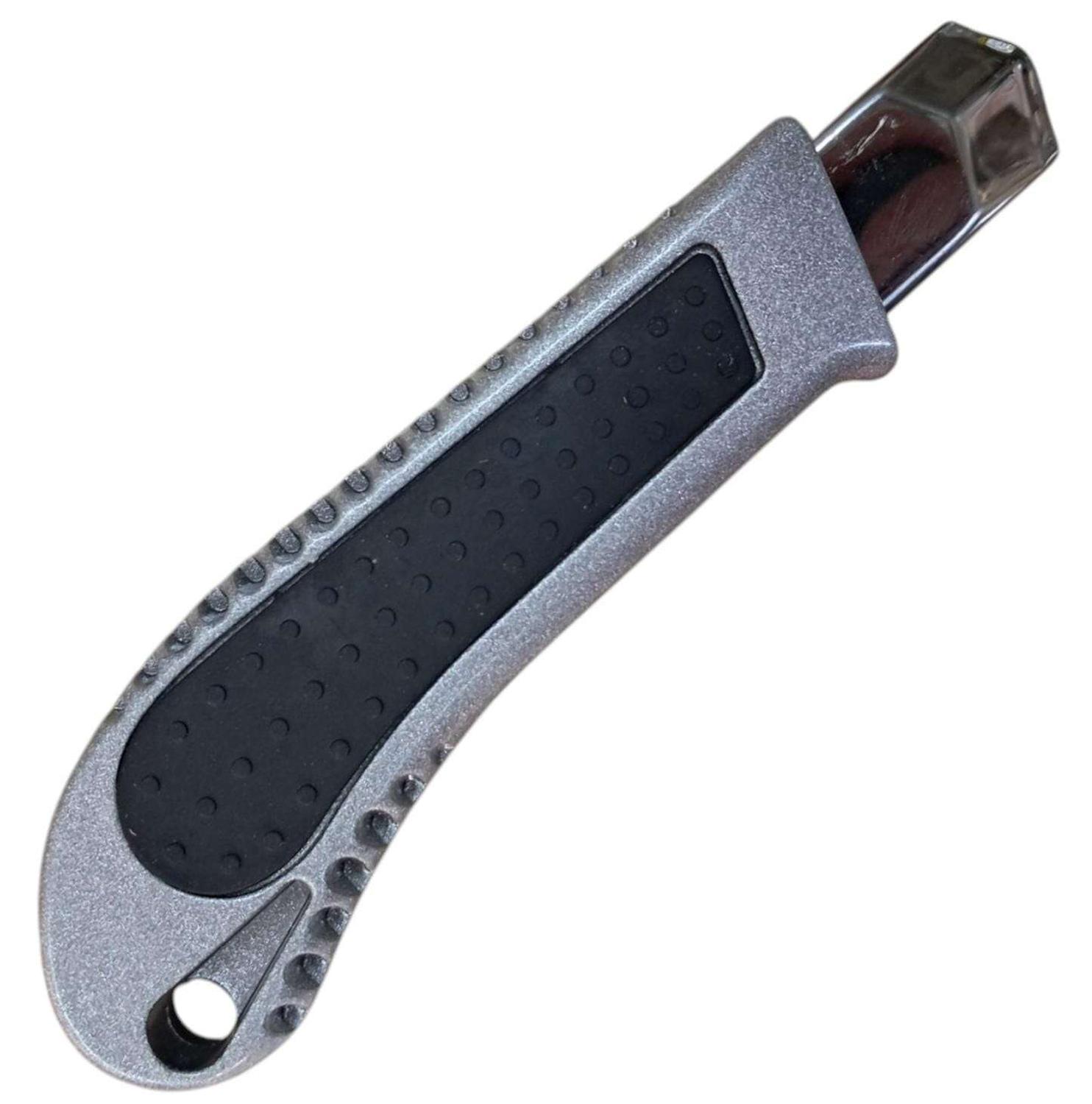 CORTA CARTON CUCHILLO CARTONERO CUTTER TIP TOP METAL EXACTO METALICO CORTANTE METAL COLOR AL AZAR - 4
