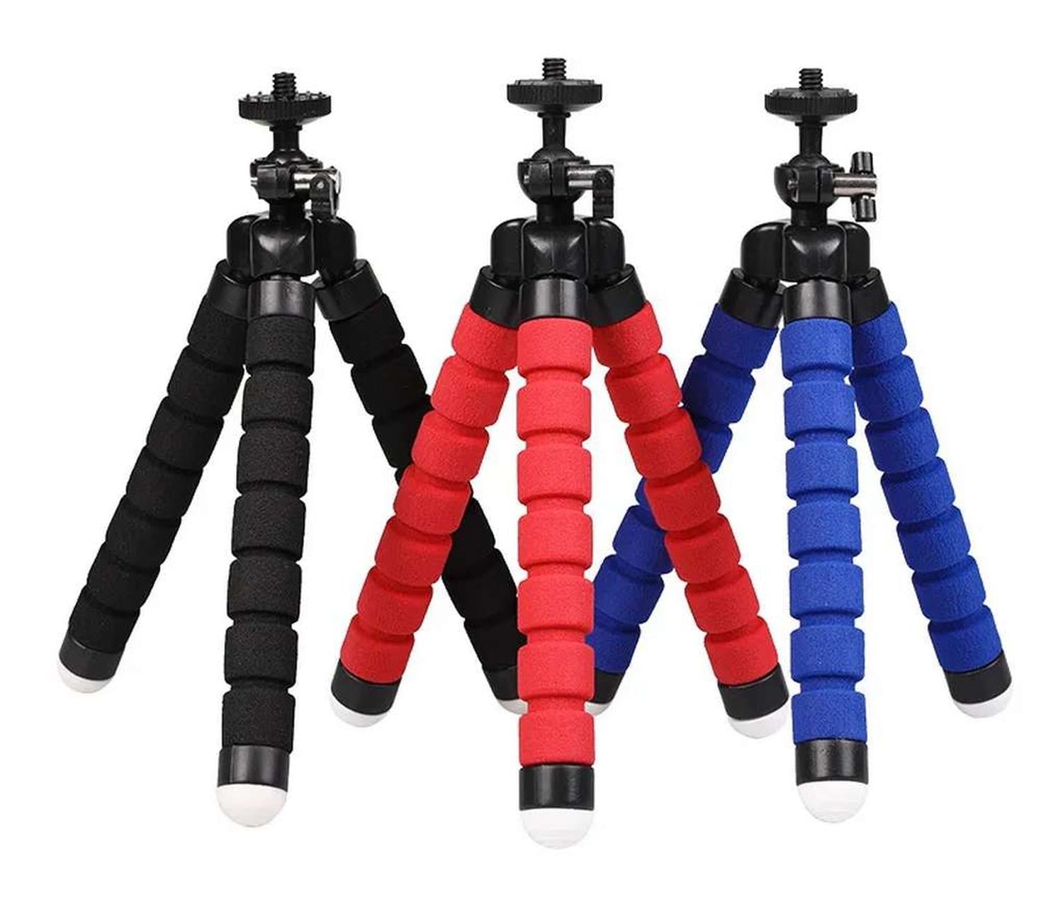 TRIPODE SOPORTE FLEXIBLE CAMARA ESCRITORIO BOLSILLO PORTATIL SIN CABEZAL AL AZAR - 1