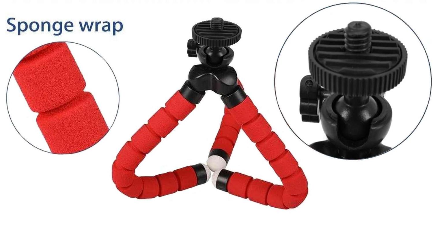 TRIPODE SOPORTE FLEXIBLE CAMARA ESCRITORIO BOLSILLO PORTATIL SIN CABEZAL AL AZAR - 6