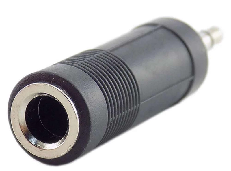ADAPTADOR AUDIO 6.3 HEMBRA 3.5 MACHO PLUG ESTEREO JACK 6.5 6.3MM A 3.5MM - 5
