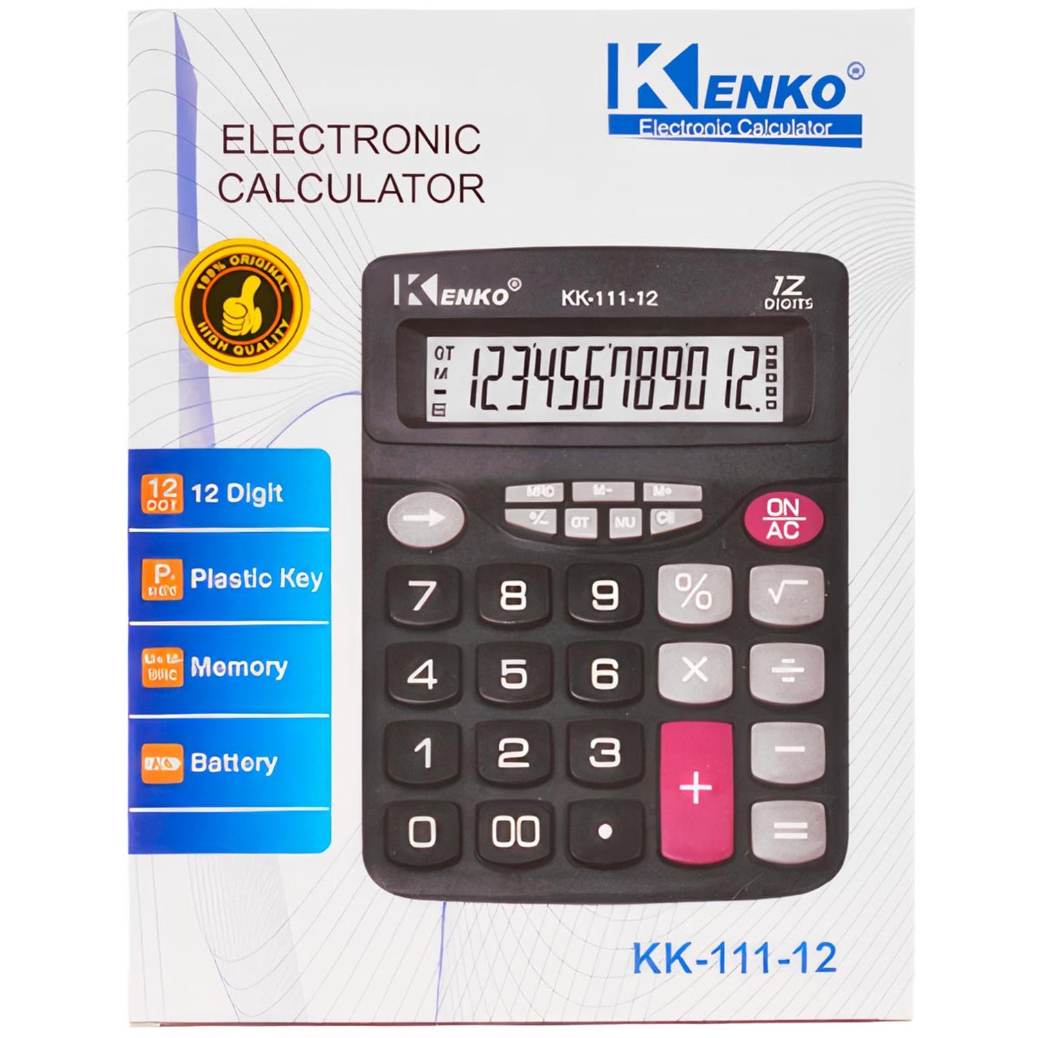 CALCULADORA BOTONES GRANDES COMERCIO COLEGIO ESTUDIANT 12DIG AL AZAR 111-12 - 4