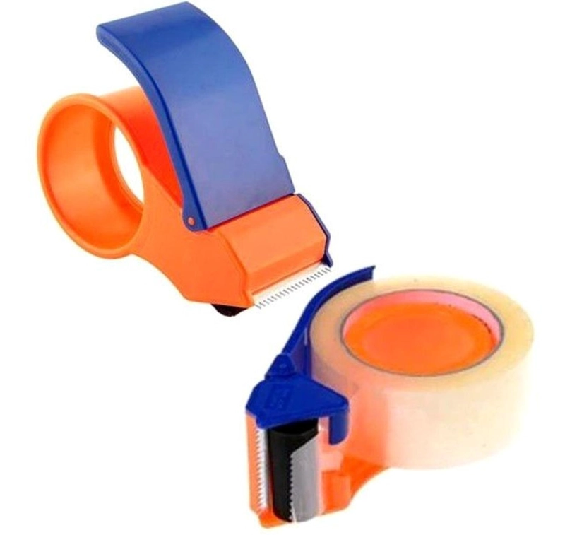 DISPENSADOR CINTA DE EMBALAJE CORTADOR HUINCHA PORTA CINTA - 2
