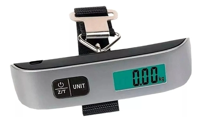 PESA DE EQUIPAJE BALANZA MALETA DIGITAL PORTATIL 50KG - 1