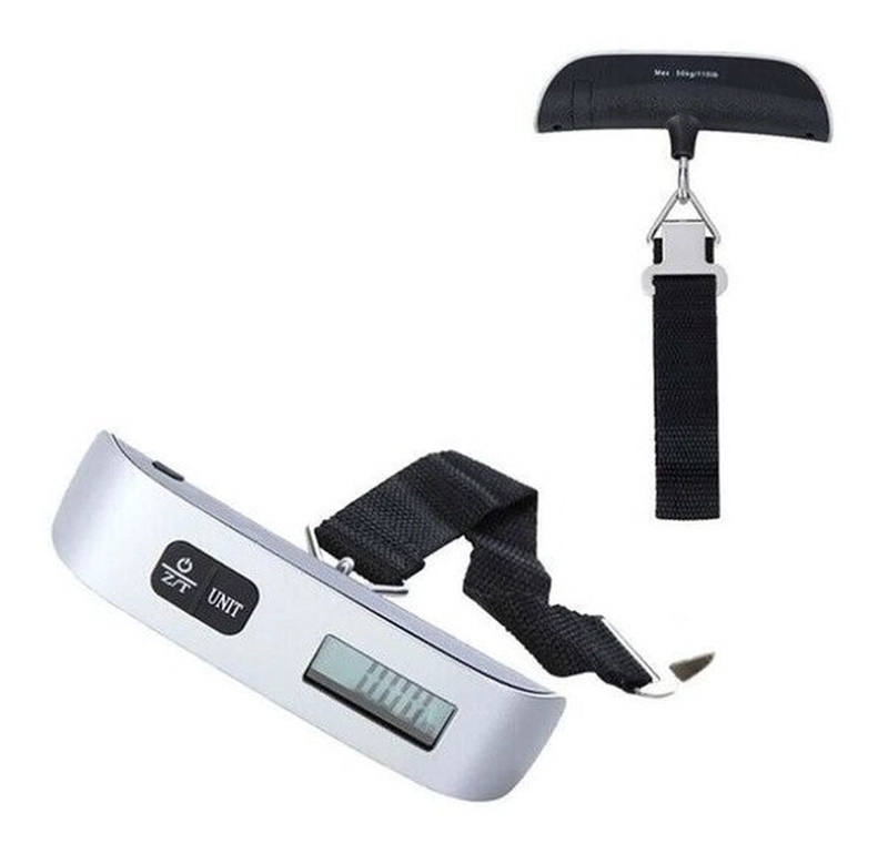 PESA DE EQUIPAJE BALANZA MALETA DIGITAL PORTATIL 50KG - 8