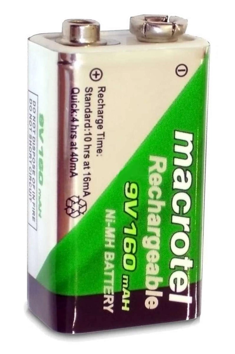 BATERIA 9V PILA JUGUETES TESTER CONTROL REMOTO MACROTEL - 2