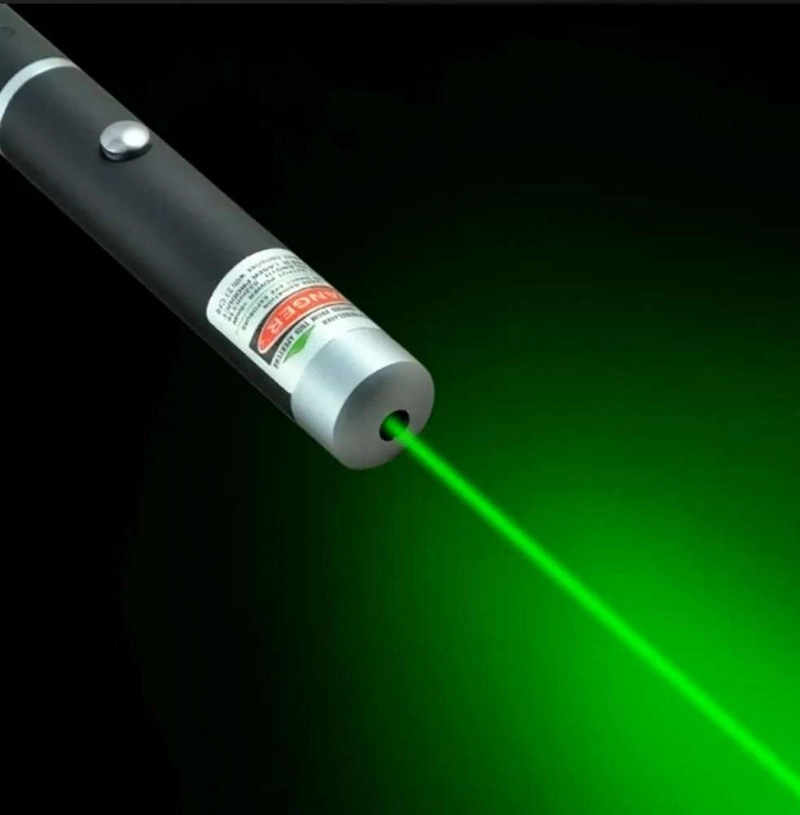 PUNTERO LASER ASTRONOMICO VERDE A PILAS LARGO ALCANCE MULTICOLOR 5 PUNTAS - 3