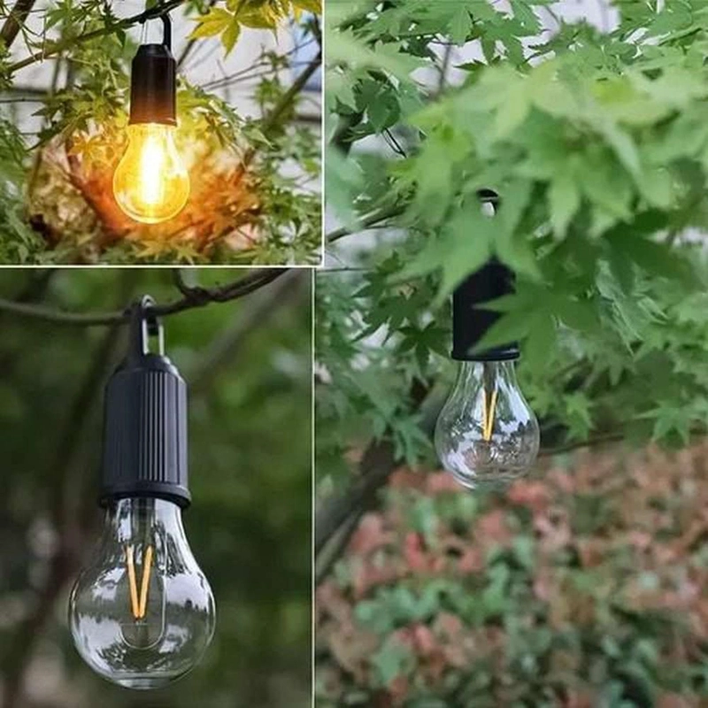 AMPOLLETA LAMPARA SOLAR RECARGABLE PORTATIL CAMPING DECORACION SOLAR - 2