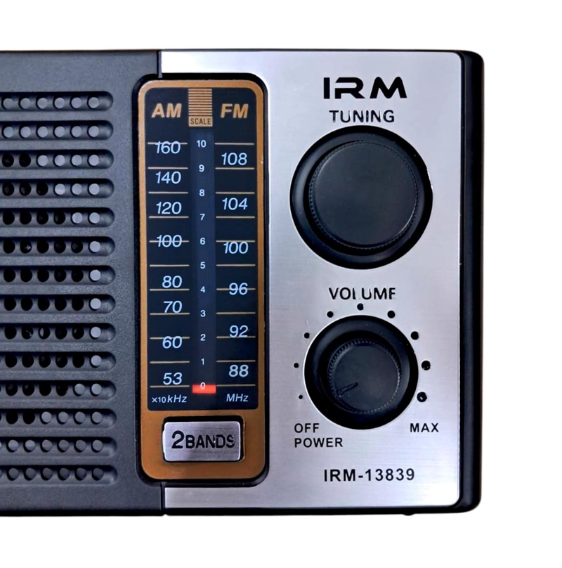 RADIO VINTAGE RECARGABLE PANEL SOLAR USB FM AM PORTATIL PANEL SOLAR 13839 - 2