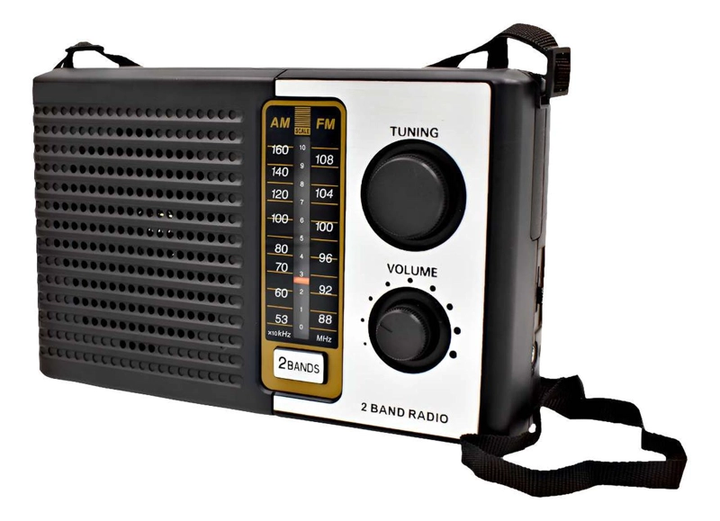 RADIO VINTAGE RECARGABLE PANEL SOLAR USB FM AM PORTATIL PANEL SOLAR 13839 - 7