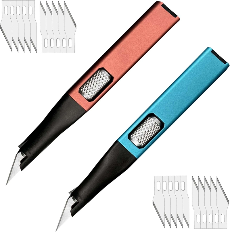 BISTURI CORTANTE ESCALPELO LAPIZ CUTTER CUCHILLA MANUALIDAD AL AZAR - 2