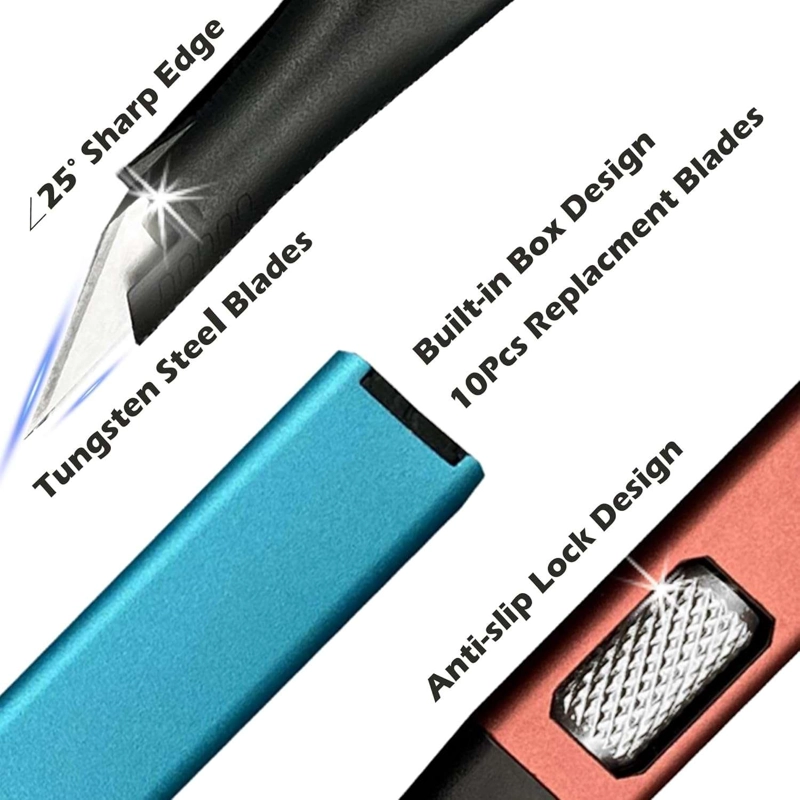 BISTURI CORTANTE ESCALPELO LAPIZ CUTTER CUCHILLA MANUALIDAD AL AZAR - 5