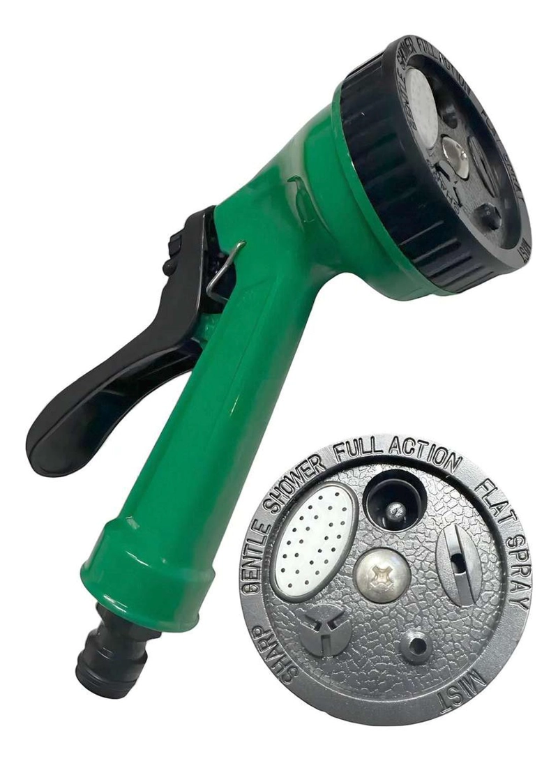 PISTOLA MANGUERA JARDIN RIEGO DIFUSOR ASPERSOR PULVERIZADOR 0507 COLOR AL AZAR - 2