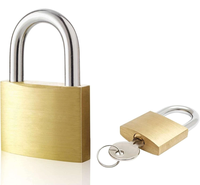 CANDADO A LLAVE 32MM METAL MALETA CASILLERO EQUIPAJE LOCKER METALICO - 4