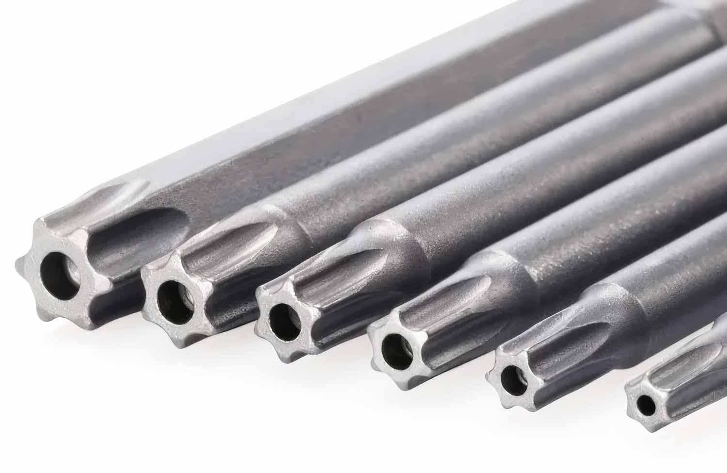 SET HERRAMIENTA DE LLAVES PUNTA ESTRELLA TORX HEXAGONAL 9PCS T009 - 6