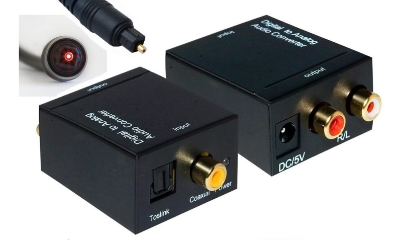 CONVERSOR AUDIO DIGITAL OPTICO A RCA FIBRA OPTICA DE SMARTTV - 4