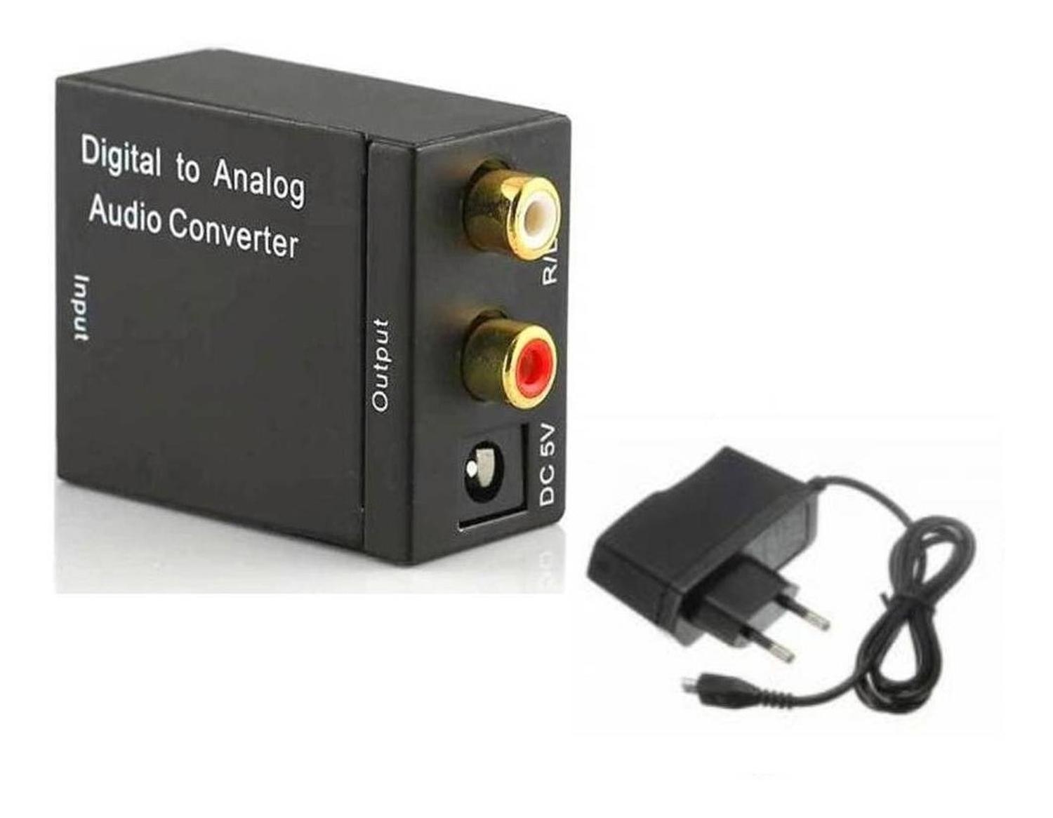 CONVERSOR AUDIO DIGITAL OPTICO A RCA FIBRA OPTICA DE SMARTTV - 5