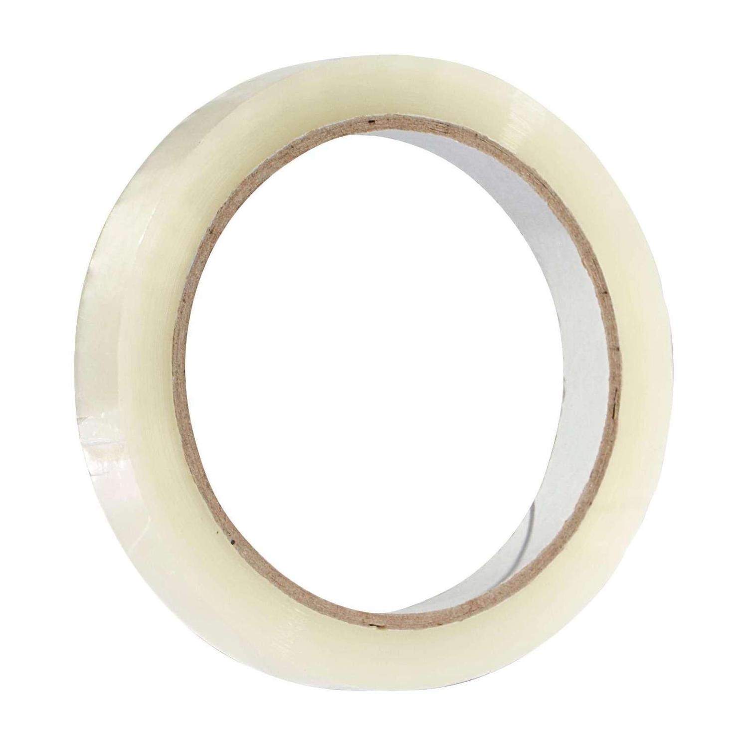 CINTA ADHESIVA GRANDE TRANSPARENTE NEGOCIO OFICINA COLEGIO 1X 12MM 3 PULGADAS - 1