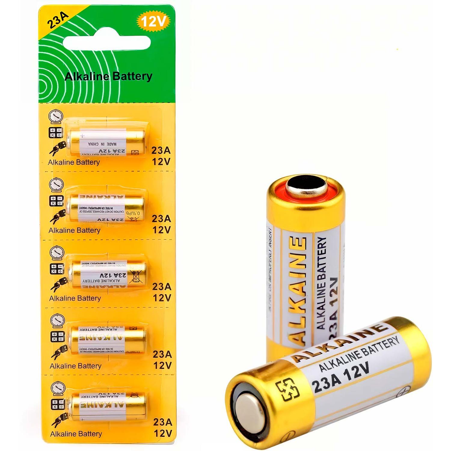 PILA 23A 12V PARA CONTROL ALARMA VEHICULO AUTO TIMBRE CASA 1X PILA GEN 23A 12V UNIVERSAL - 3