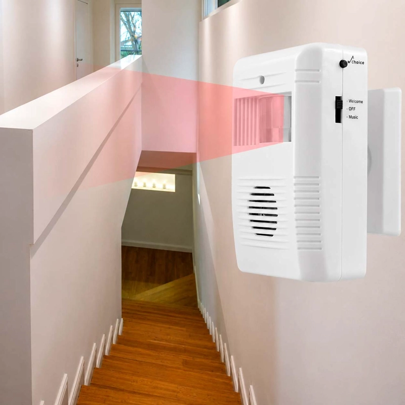 ALARMA SENSOR DETECTOR DE MOVIMIENTO PERSONA CLIENTE NEGOCIO COLOR AL AZAR - 2