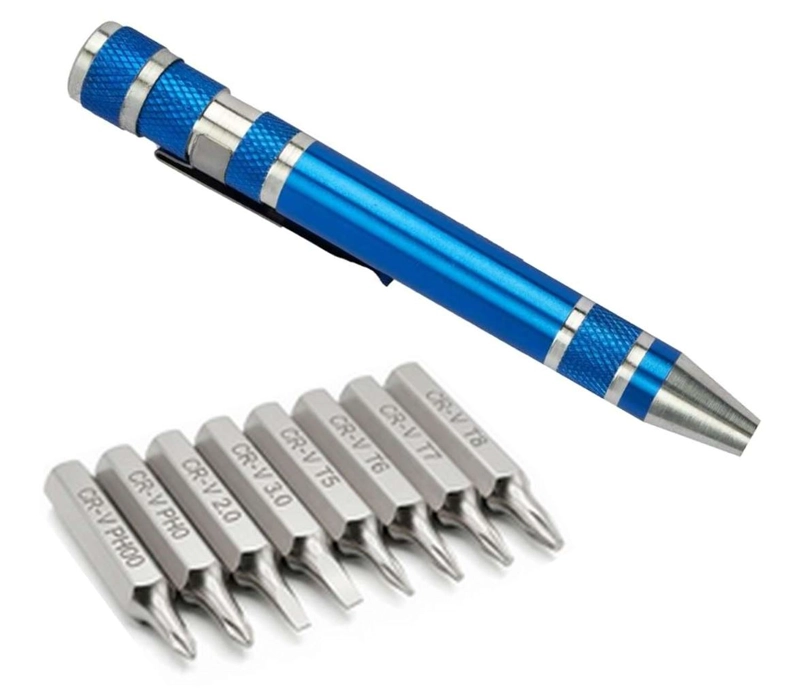 SET KIT DESTORNILLADOR PRECISION METAL MINI CELULAR NOTEBOOK MULTIFUNCION - 1