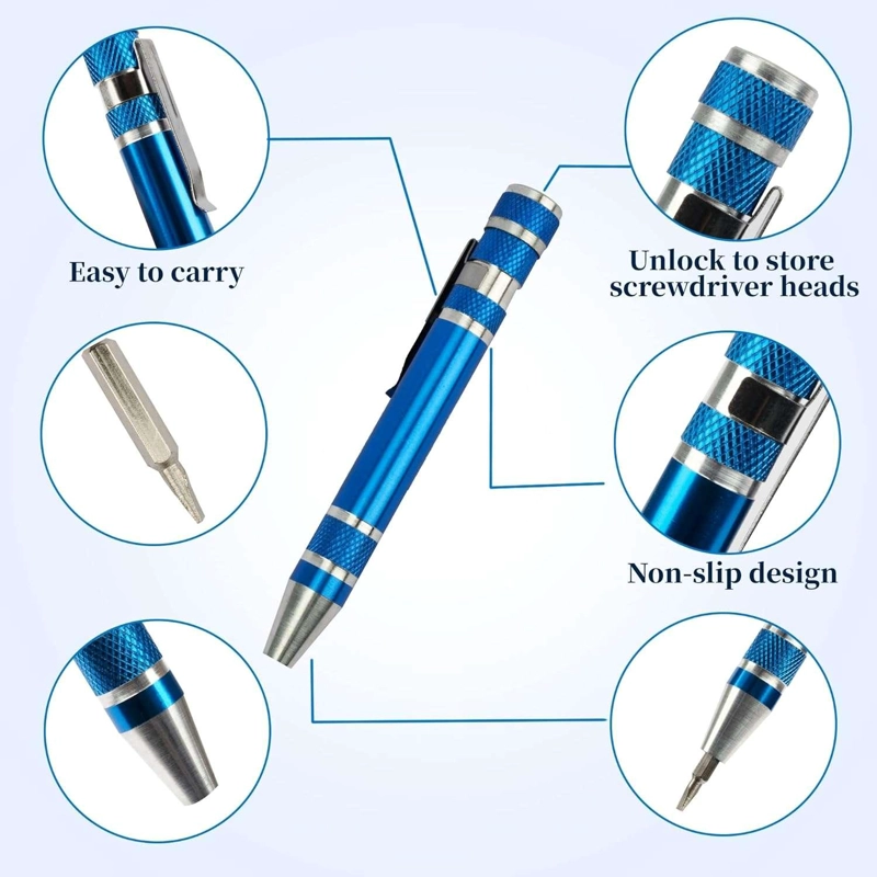 SET KIT DESTORNILLADOR PRECISION METAL MINI CELULAR NOTEBOOK MULTIFUNCION - 4