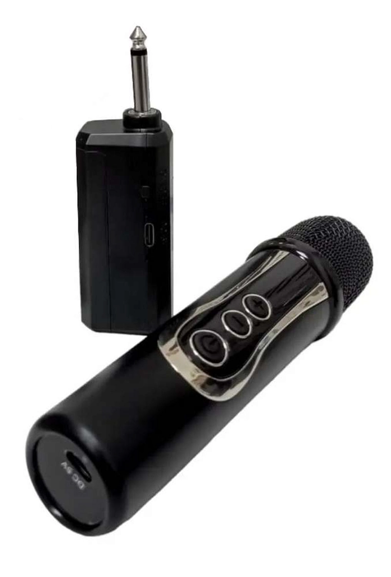 MINI MICROFONO INALAMBRICO RECARGABLE PORTATIL PARA KARAOKE RECARGABLE - 2
