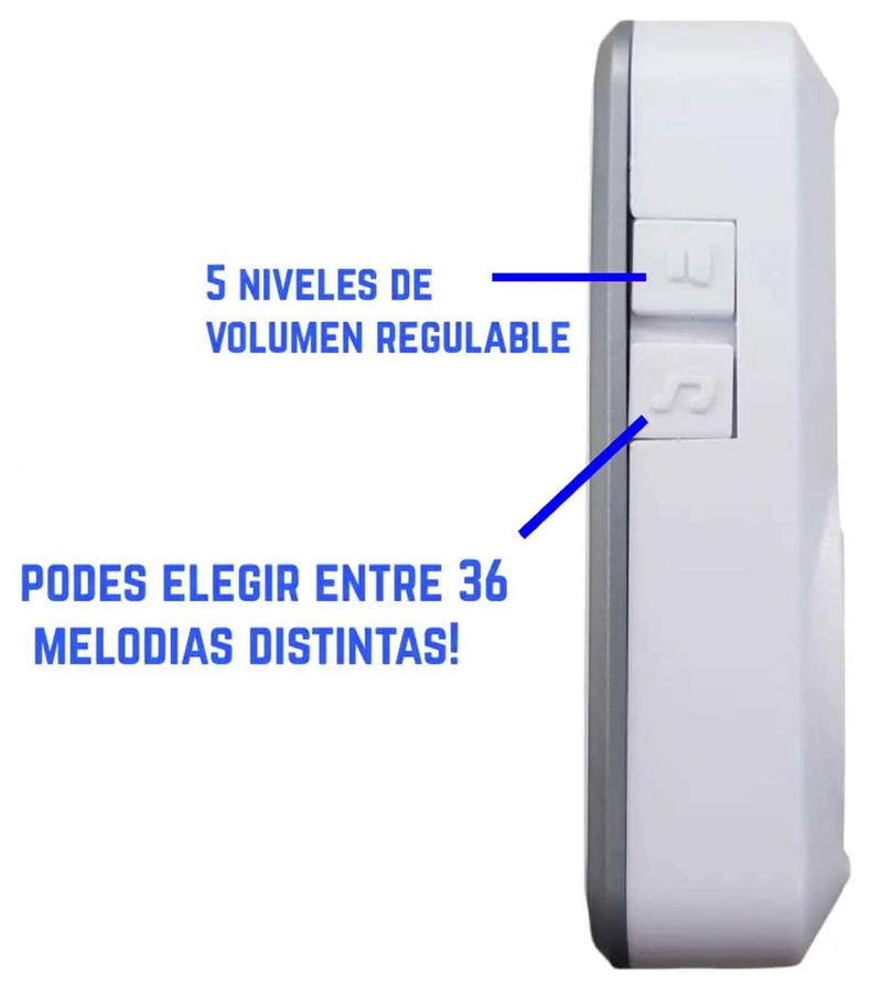 TIMBRE INALAMBRICO DE PUERTA PORTON CASA OFICINA HABITACION AC-161 - 4