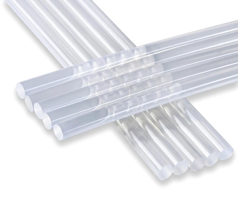 BARRAS XL SILICONA CALIENTE TRANSPARENTE PEGAMENTO ADHESIVO 7MM X 30CM - 7