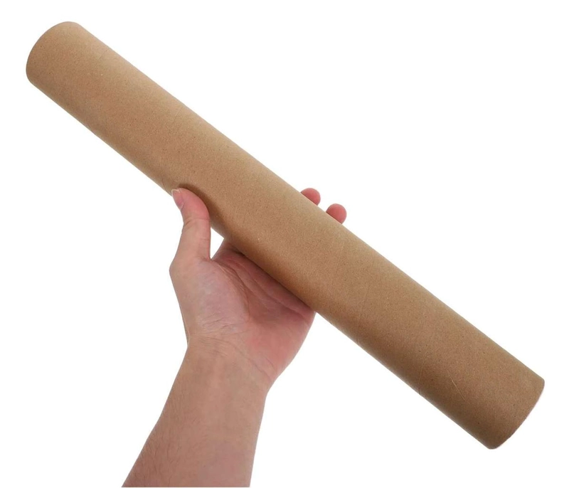 PACK 2 TUBO CARTON LARGO GRUESO 50 X 5CM RESISTENTE MULTIUSO PARA MANUALIDADES - 4