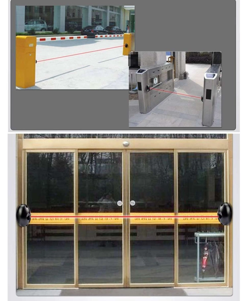 SENSOR DE MOVIMIENTO FOTOCELDA INFRARROJO SEGURIDAD PORTON 5 PINES - 9