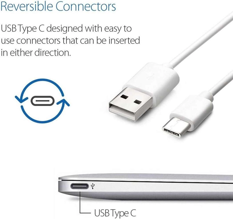 CABLE USB TIPO C 3 METROS PARA CONTROL PS5 CARGADOR CELULAR COLOR AL AZAR - 9