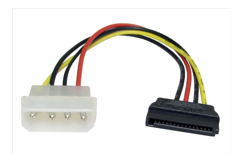 CABLE ADAPTADOR DE PODER CORRIENTE SERIAL-ATA SATA 15P A 4P