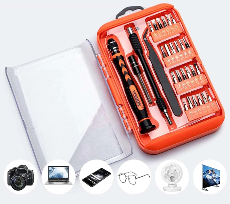 SET DESTORNILLADOR DE PRECISION HERRAMIENTA 28 EN 1 PORTATIL YD1021 - 5