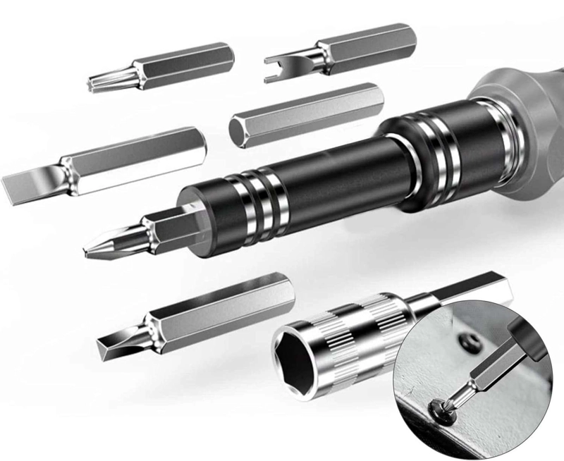 SET DESTORNILLADOR DE PRECISION HERRAMIENTA 115 EN 1 PORTATIL 115 PIEZAS EN 1 - 8
