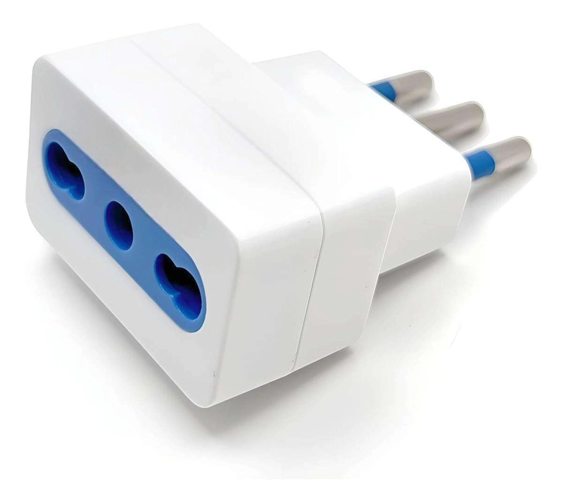 ADAPTADOR SCHUKO BIPASO ENCHUFE CORRIENTE MACROTEL UNIVERSAL ME-1112 - 1
